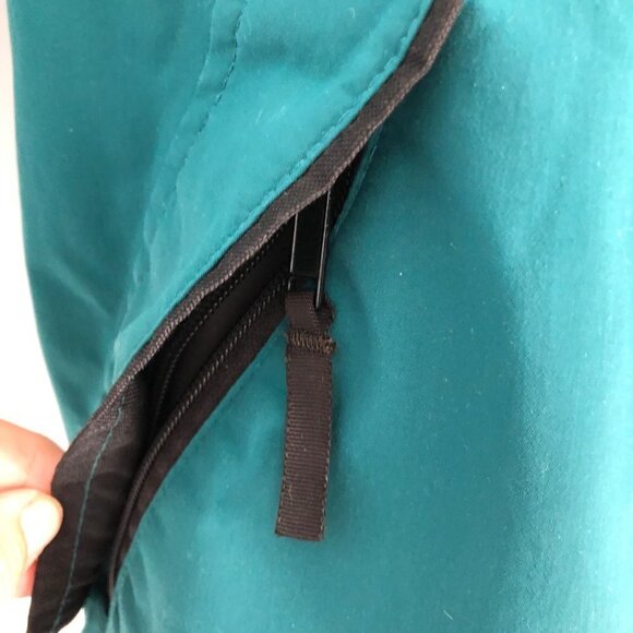 Vtg Far West Gor-tex Hooded Jacket Coat Windbreaker Unisex Teal Black Medium M - Picture 5 of 15